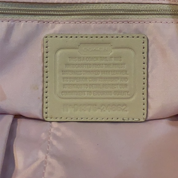 SOLD🔥🔥🔥Coach Signature Nylon Tote Bag - Picture 15 of 16